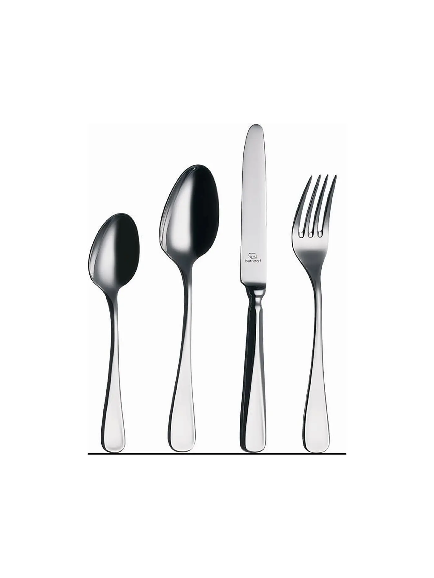 BERNDORF | Kinder Besteck 4-tlg. ROYAL SOLITUDE 90Gr. Versilbert | 